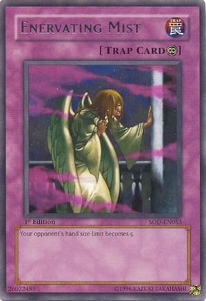 Enervating Mist (SOD-EN053) - Soul of the Duelist Unlimited Soul of the Duelist Yugioh Single  Squirtle Squad Card Shop.