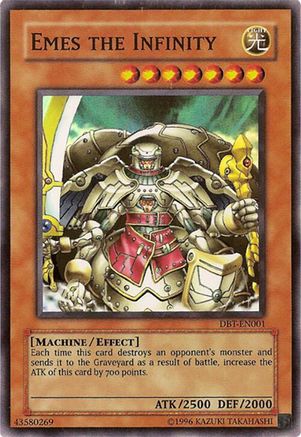 Emes the Infinity (DBT-EN001) - Destiny Board Traveler Promo Limited Destiny Board Traveler Promo Yugioh Single  Squirtle Squad Card Shop.