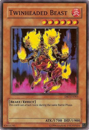 Twinheaded Beast (DBT-EN003) - Destiny Board Traveler Promo Limited Destiny Board Traveler Promo Yugioh Single  Squirtle Squad Card Shop.
