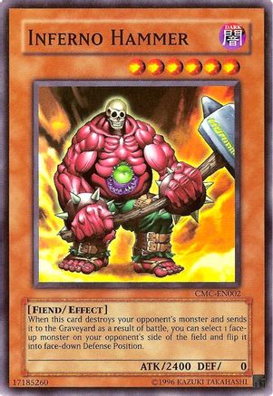 Inferno Hammer (Capsule Monster Coliseum) (CMC-EN002) - Yu-Gi-Oh! Video Game Promotional Cards Limited Yu-Gi-Oh! Video Game Promotional Cards Yugioh Single  Squirtle Squad Card Shop.