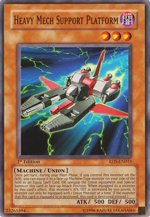 Heavy Mech Support Platform (RDS-EN011) - Rise of Destiny Unlimited Rise of Destiny Yugioh Single  Squirtle Squad Card Shop.
