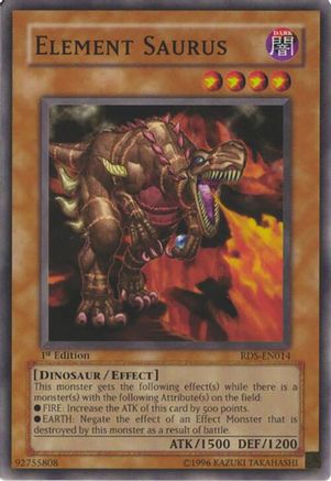 Element Saurus (RDS-EN014) - Rise of Destiny 1st Edition Rise of Destiny Yugioh Single  Squirtle Squad Card Shop.