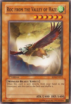 Roc from the Valley of Haze (RDS-EN015) - Rise of Destiny 1st Edition Rise of Destiny Yugioh Single  Squirtle Squad Card Shop.