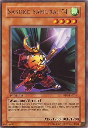 Sasuke Samurai #4 (RDS-EN016) - Rise of Destiny Unlimited Rise of Destiny Yugioh Single  Squirtle Squad Card Shop.