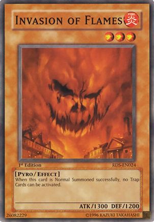 Invasion of Flames (RDS-EN024) - Rise of Destiny Unlimited Rise of Destiny Yugioh Single  Squirtle Squad Card Shop.