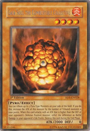 Gaia Soul the Combustible Collective (RDS-EN028) - Rise of Destiny 1st Edition Rise of Destiny Yugioh Single  Squirtle Squad Card Shop.
