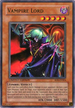 Vampire Lord (RDS-ENSE4) - Rise of Destiny Special Edition Limited Rise of Destiny Special Edition Yugioh Single  Squirtle Squad Card Shop.