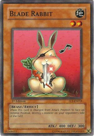 Blade Rabbit (FET-EN018) - Flaming Eternity Unlimited Flaming Eternity Yugioh Single  Squirtle Squad Card Shop.