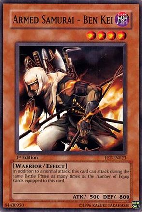 Armed Samurai - Ben Kei (FET-EN023) - Flaming Eternity Unlimited Flaming Eternity Yugioh Single  Squirtle Squad Card Shop.