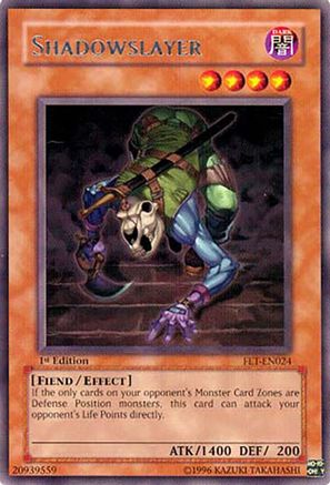 Shadowslayer (FET-EN024) - Flaming Eternity 1st Edition Flaming Eternity Yugioh Single  Squirtle Squad Card Shop.