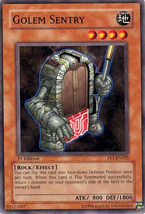 Golem Sentry (FET-EN025) - Flaming Eternity Unlimited Flaming Eternity Yugioh Single  Squirtle Squad Card Shop.