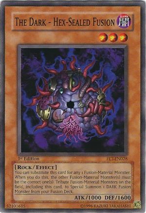 The Dark - Hex-Sealed Fusion (FET-EN028) - Flaming Eternity Unlimited Flaming Eternity Yugioh Single  Squirtle Squad Card Shop.