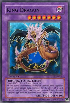 King Dragun (FET-EN036) - Flaming Eternity 1st Edition Flaming Eternity Yugioh Single  Squirtle Squad Card Shop.