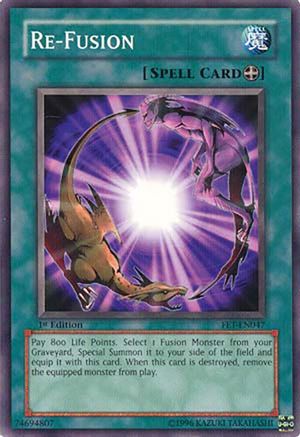 Re-Fusion (FET-EN047) - Flaming Eternity Unlimited Flaming Eternity Yugioh Single  Squirtle Squad Card Shop.