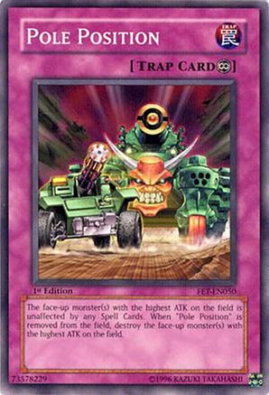 Pole Position (FET-EN050) - Flaming Eternity 1st Edition Flaming Eternity Yugioh Single  Squirtle Squad Card Shop.