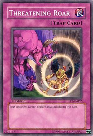 Threatening Roar (FET-EN052) - Flaming Eternity 1st Edition Flaming Eternity Yugioh Single  Squirtle Squad Card Shop.