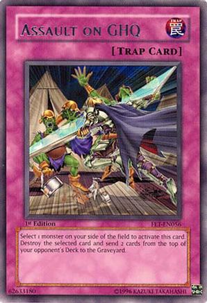 Assault on GHQ (FET-EN056) - Flaming Eternity Unlimited Flaming Eternity Yugioh Single  Squirtle Squad Card Shop.