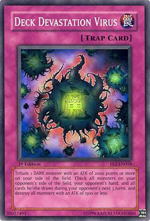 Deck Devastation Virus (FET-EN058) - Flaming Eternity 1st Edition Flaming Eternity Yugioh Single  Squirtle Squad Card Shop.