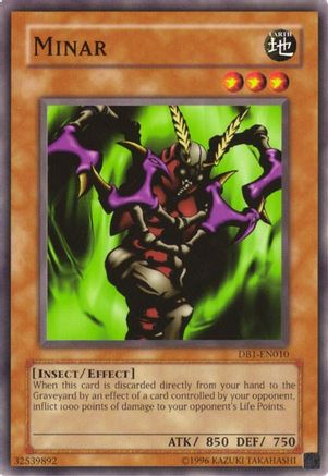 Minar (DB1-EN010) - Dark Beginning 1 Unlimited Dark Beginning 1 Yugioh Single  Squirtle Squad Card Shop.