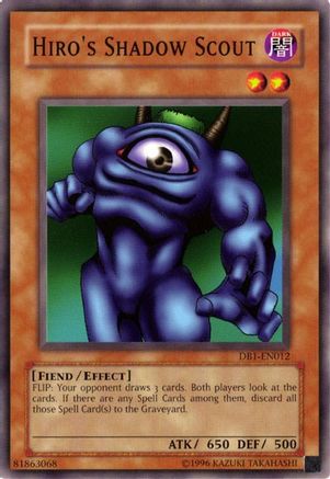 Hiro's Shadow Scout (DB1-EN012) - Dark Beginning 1 Unlimited Dark Beginning 1 Yugioh Single  Squirtle Squad Card Shop.