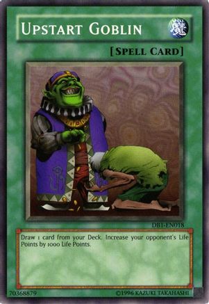 Upstart Goblin (DB1-EN018) - Dark Beginning 1 Unlimited Dark Beginning 1 Yugioh Single  Squirtle Squad Card Shop.
