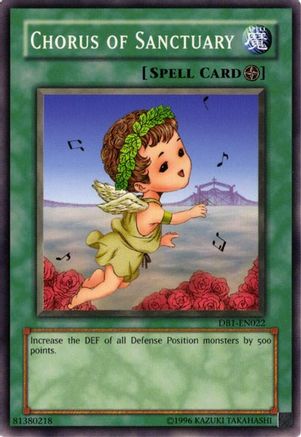 Chorus of Sanctuary (DB1-EN022) - Dark Beginning 1 Unlimited Dark Beginning 1 Yugioh Single  Squirtle Squad Card Shop.