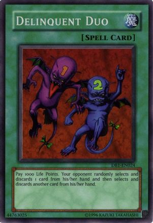 Delinquent Duo (DB1-EN024) - Dark Beginning 1 Unlimited Dark Beginning 1 Yugioh Single  Squirtle Squad Card Shop.