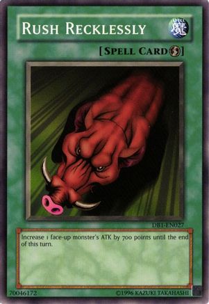 Rush Recklessly (DB1-EN027) - Dark Beginning 1 Unlimited Dark Beginning 1 Yugioh Single  Squirtle Squad Card Shop.