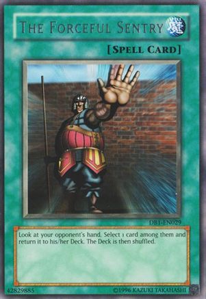 The Forceful Sentry (DB1-EN029) - Dark Beginning 1 Unlimited Dark Beginning 1 Yugioh Single  Squirtle Squad Card Shop.