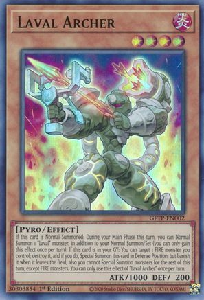 Laval Archer (GFTP-EN002) - Ghosts From the Past 1st Edition Ghosts From the Past Yugioh Single  Squirtle Squad Card Shop.