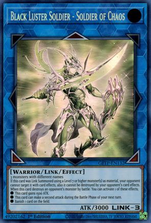 Black Luster Soldier - Soldier of Chaos (Ghost Rare) (GFTP-EN132) - Ghosts From the Past 1st Edition Ghosts From the Past Yugioh Single  Squirtle Squad Card Shop.