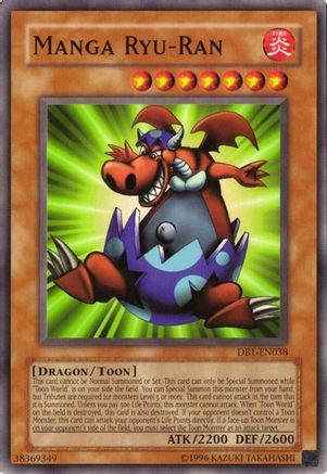 Manga Ryu-Ran (DB1-EN038) - Dark Beginning 1 Unlimited Dark Beginning 1 Yugioh Single  Squirtle Squad Card Shop.