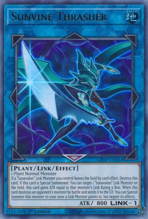Sunvine Thrasher (GFTP-EN024) - Ghosts From the Past 1st Edition Ghosts From the Past Yugioh Single  Squirtle Squad Card Shop.