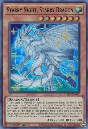 Starry Night, Starry Dragon (GFTP-EN027) - Ghosts From the Past 1st Edition Ghosts From the Past Yugioh Single  Squirtle Squad Card Shop.