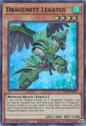Dragunity Legatus (GFTP-EN037) - Ghosts From the Past 1st Edition Ghosts From the Past Yugioh Single  Squirtle Squad Card Shop.