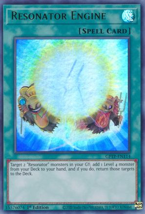 Resonator Engine (GFTP-EN114) - Ghosts From the Past 1st Edition Ghosts From the Past Yugioh Single  Squirtle Squad Card Shop.