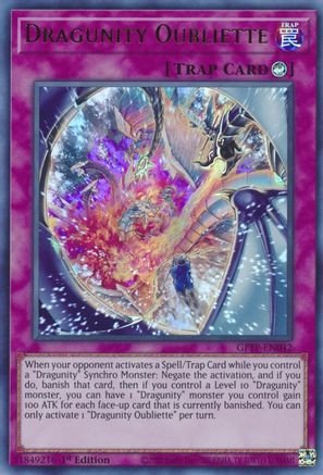 Dragunity Oubliette (GFTP-EN042) - Ghosts From the Past 1st Edition Ghosts From the Past Yugioh Single  Squirtle Squad Card Shop.