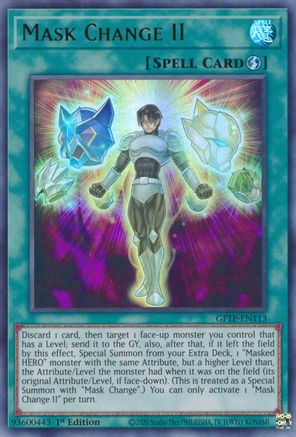 Mask Change II (GFTP-EN113) - Ghosts From the Past 1st Edition Ghosts From the Past Yugioh Single  Squirtle Squad Card Shop.