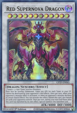Red Supernova Dragon (GFTP-EN045) - Ghosts From the Past 1st Edition Ghosts From the Past Yugioh Single  Squirtle Squad Card Shop.