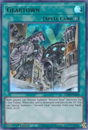 Geartown (GFTP-EN108) - Ghosts From the Past 1st Edition Ghosts From the Past Yugioh Single  Squirtle Squad Card Shop.
