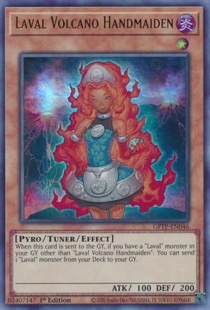 Laval Volcano Handmaiden (GFTP-EN046) - Ghosts From the Past 1st Edition Ghosts From the Past Yugioh Single  Squirtle Squad Card Shop.