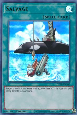 Salvage (GFTP-EN107) - Ghosts From the Past 1st Edition Ghosts From the Past Yugioh Single  Squirtle Squad Card Shop.
