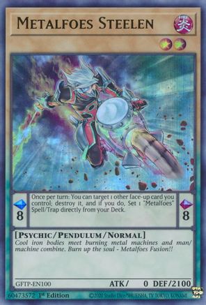 Metalfoes Steelen (GFTP-EN100) - Ghosts From the Past 1st Edition Ghosts From the Past Yugioh Single  Squirtle Squad Card Shop.