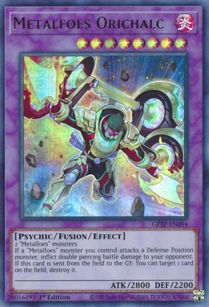 Metalfoes Orichalc (GFTP-EN094) - Ghosts From the Past 1st Edition Ghosts From the Past Yugioh Single  Squirtle Squad Card Shop.
