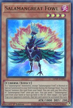 Salamangreat Fowl (GFTP-EN092) - Ghosts From the Past 1st Edition Ghosts From the Past Yugioh Single  Squirtle Squad Card Shop.