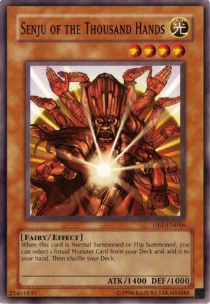 Senju of the Thousand Hands (DB1-EN046) - Dark Beginning 1 Unlimited Dark Beginning 1 Yugioh Single  Squirtle Squad Card Shop.