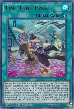 Time Thief Hack (GFTP-EN066) - Ghosts From the Past 1st Edition Ghosts From the Past Yugioh Single  Squirtle Squad Card Shop.