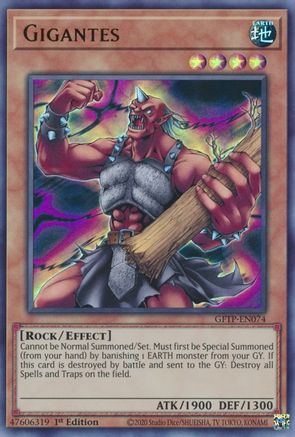 Gigantes (GFTP-EN074) - Ghosts From the Past 1st Edition Ghosts From the Past Yugioh Single  Squirtle Squad Card Shop.