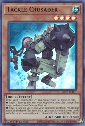 Tackle Crusader (GFTP-EN081) - Ghosts From the Past 1st Edition Ghosts From the Past Yugioh Single  Squirtle Squad Card Shop.