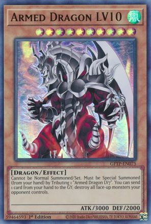 Armed Dragon LV10 (GFTP-EN075) - Ghosts From the Past 1st Edition Ghosts From the Past Yugioh Single  Squirtle Squad Card Shop.